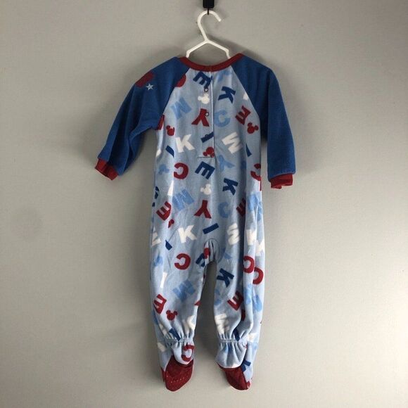 Disney Baby By The Disney Store Size 12-18 Months Mickey One Piece Fleece 28 - Picture 6 of 15